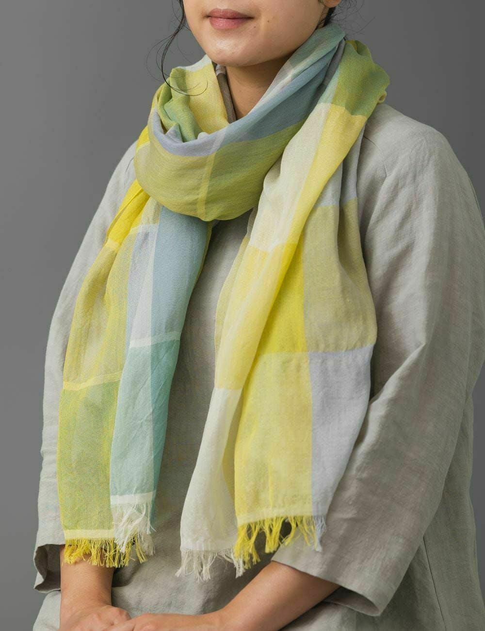 インディゴよろけストール | 石見銀山 群言堂オンラインストア