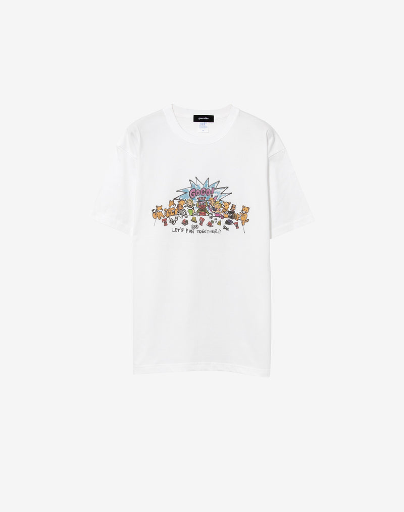 guernika×JUGGLER】JUGGLER LIVE PAINT T-shirt / White – guernika