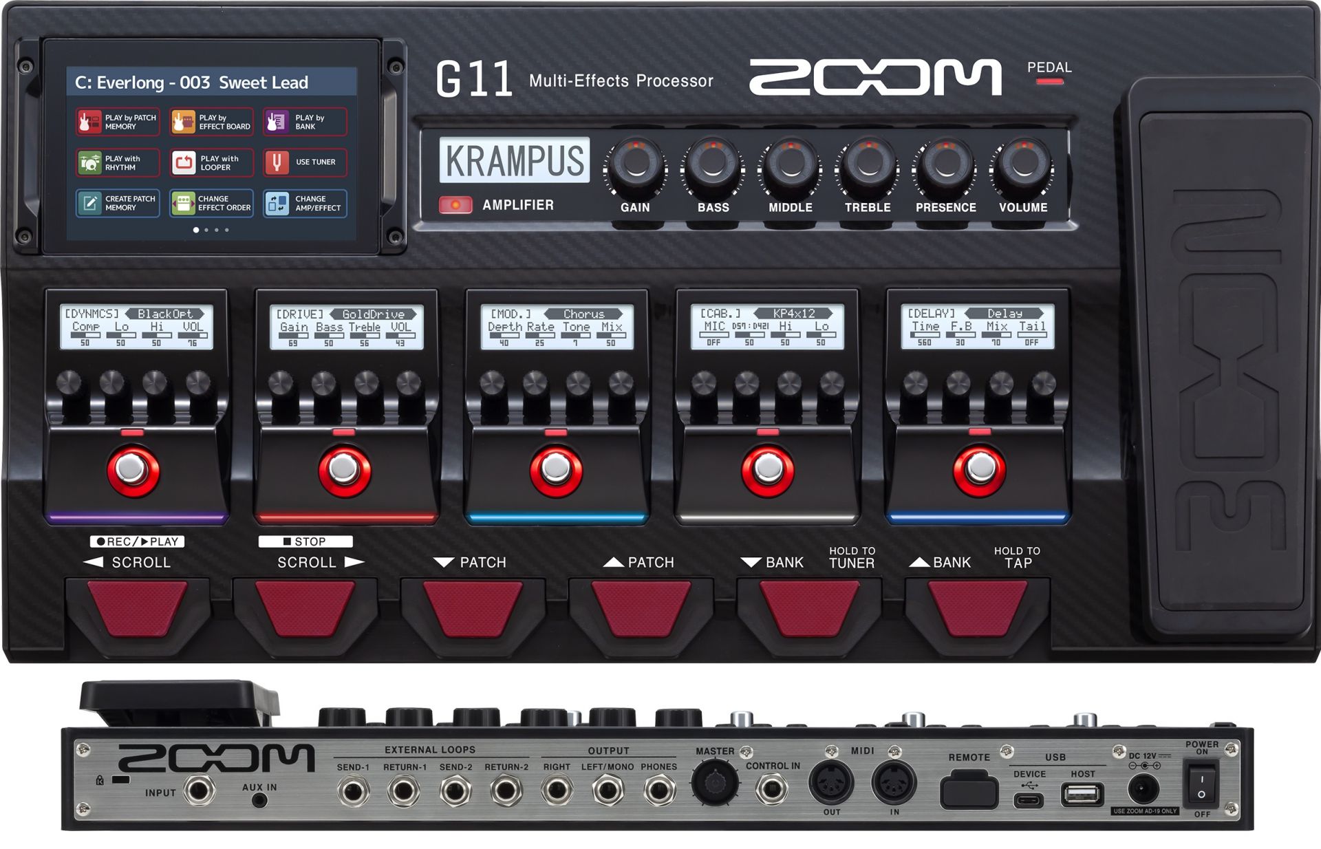 マルチエフェクター】-ZOOM-圧倒的なプロセッシングパワーを誇るDSP