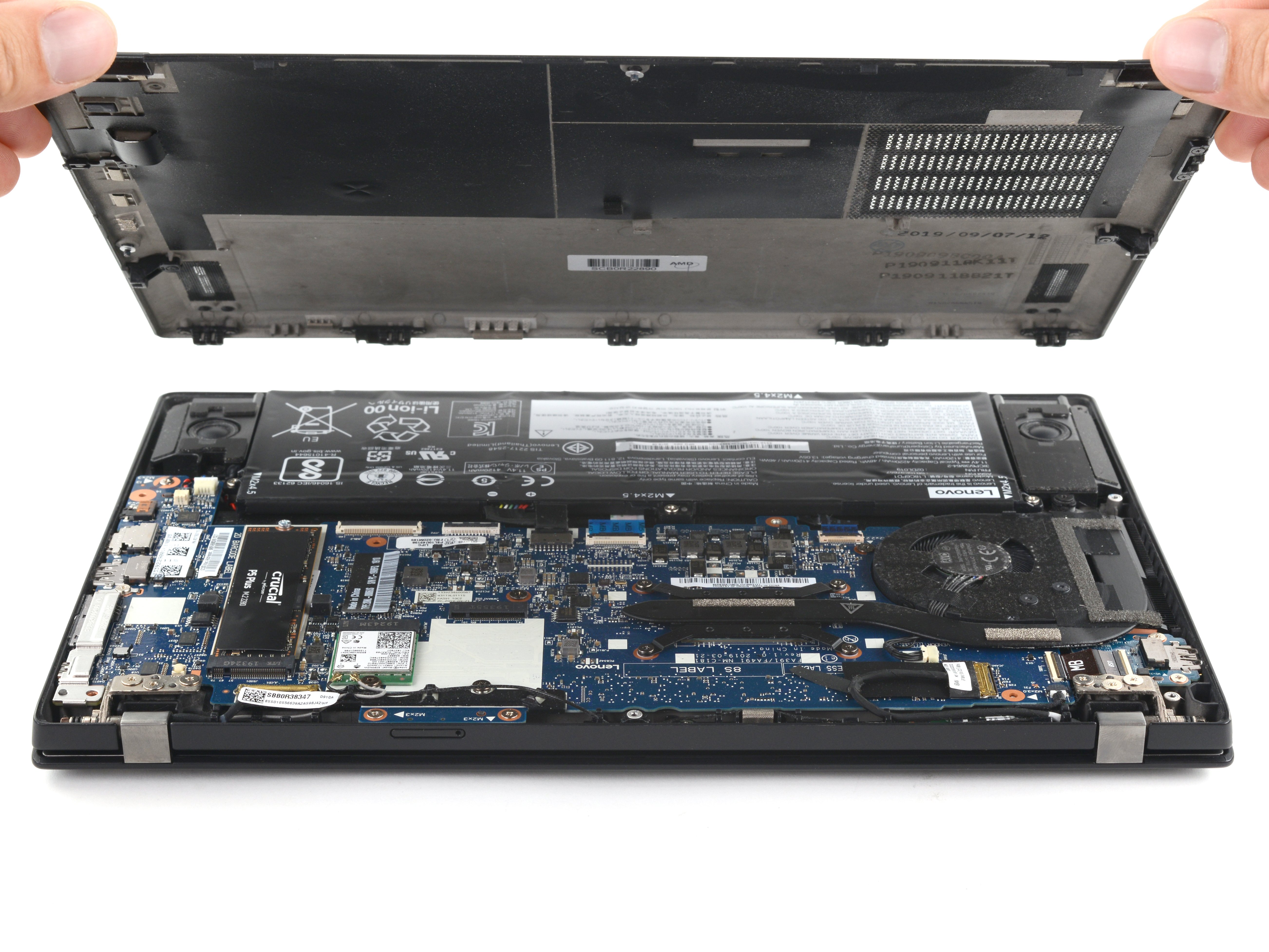 Lenovo ThinkPad X395 Back Cover Replacement - iFixit Repair Guide