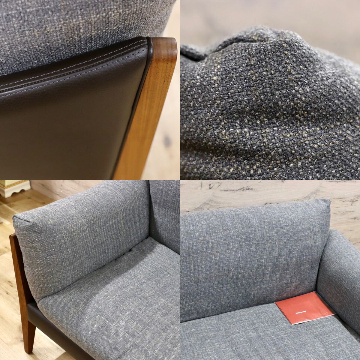 展示品□リッツウェル□54.8万□プラザ□3人掛けソファ□ファブリック