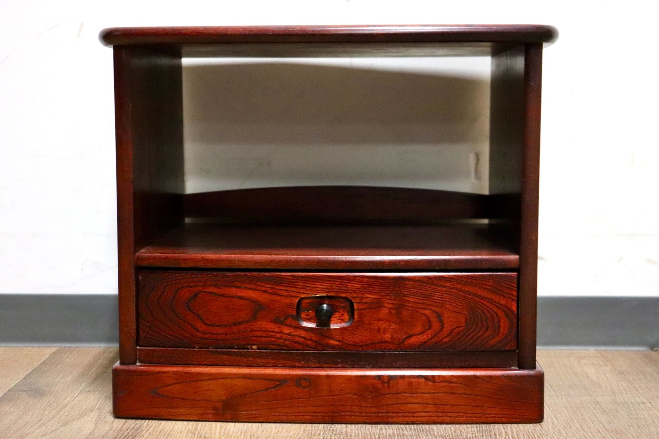 karimoku カリモク 電話台 FAX台 花台 飾り台 収納棚 ※i4※ karimoku