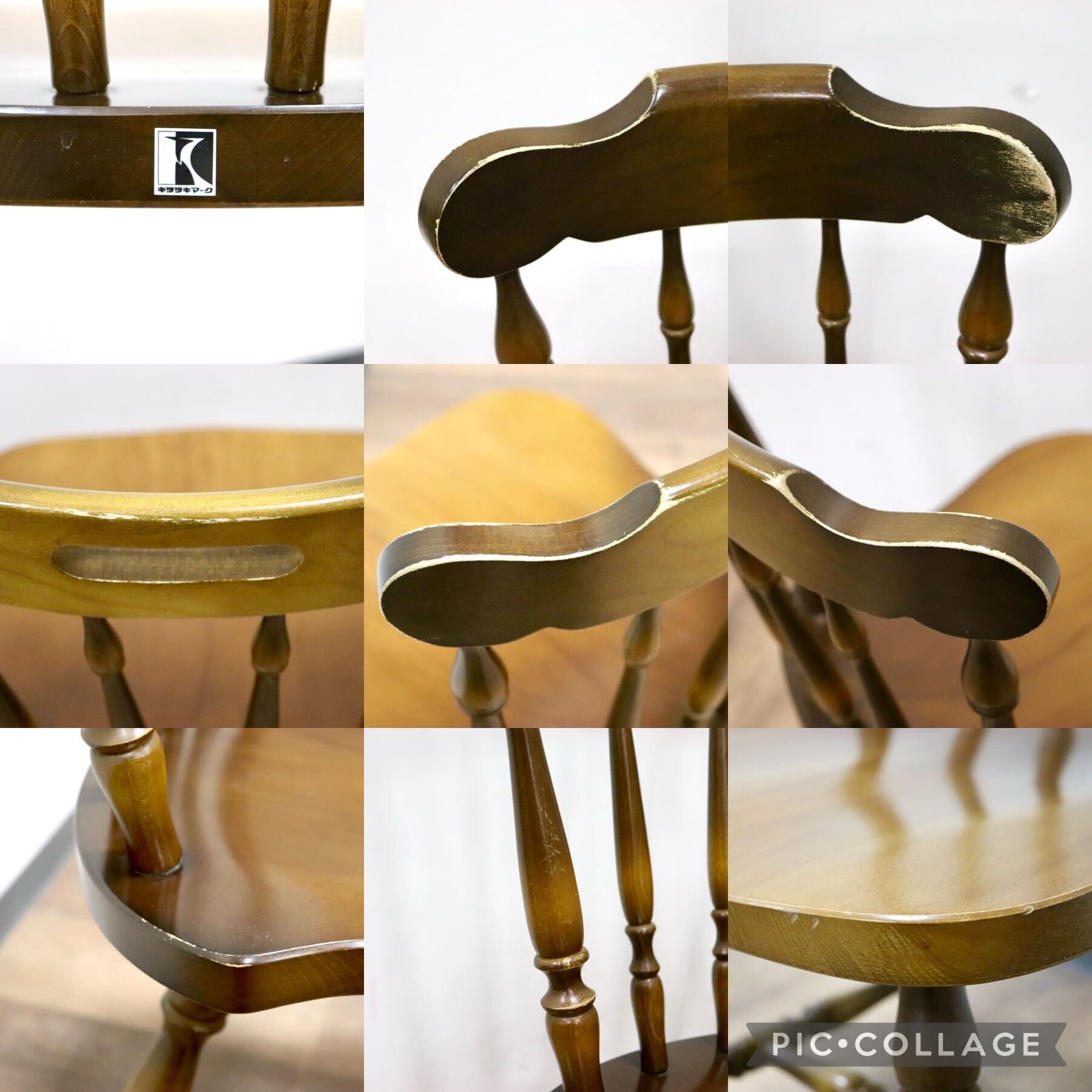 GMGS263C○飛騨産業 / HIDA キツツキ 穂高 ダイニングチェア