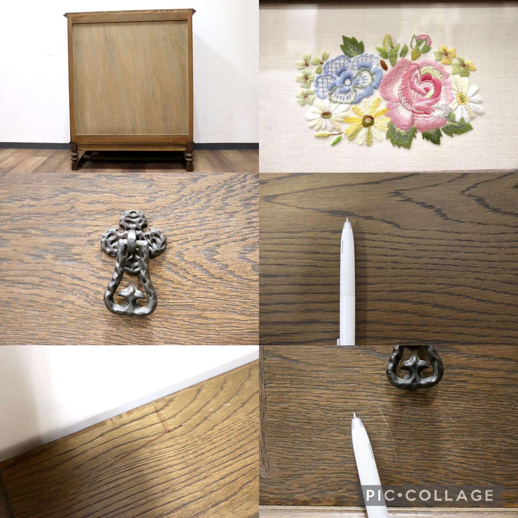 GMGN349○神戸家具 洋家具 伊藤家具 3段チェスト 整理タンス 彫刻