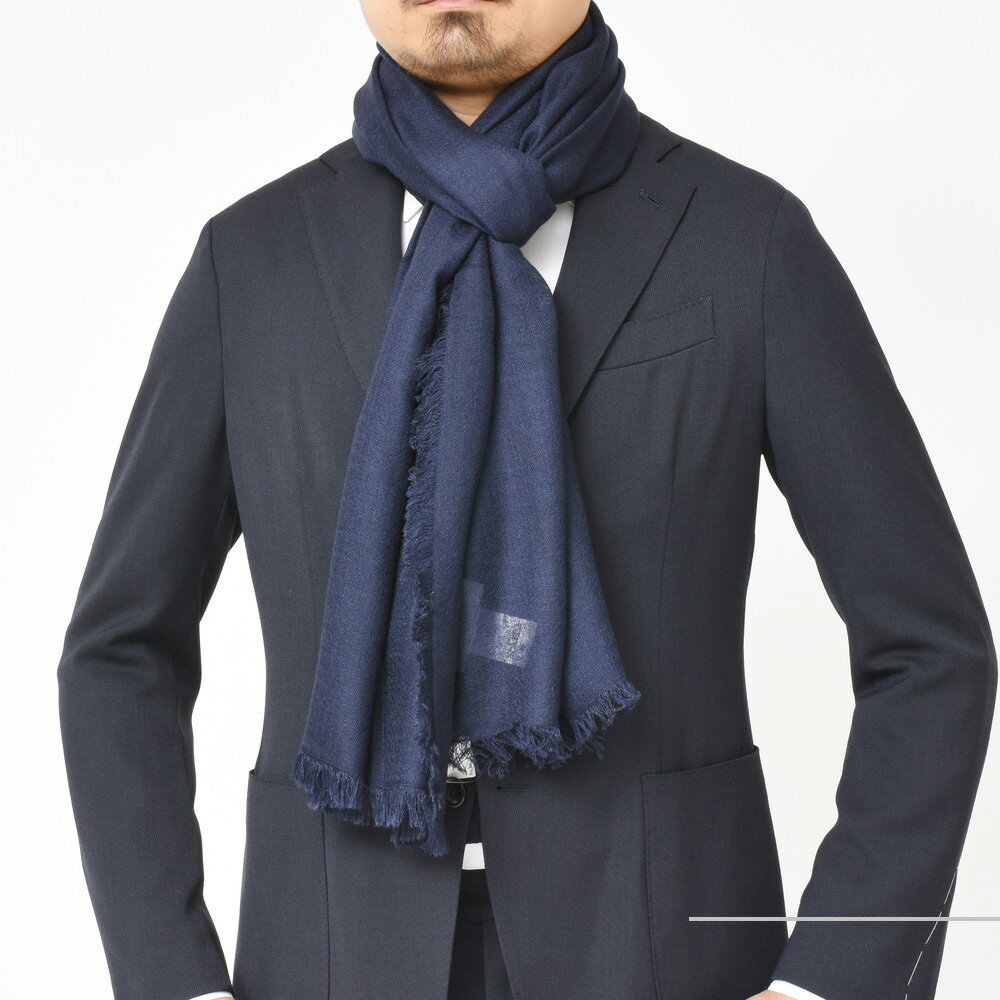 不朽の名作！Cruciani(クルチアーニ)カシミアシルクフリンジストール