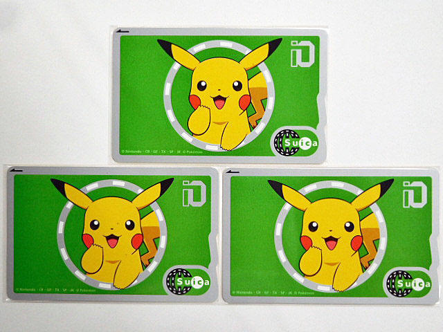 ポケモン ピカチュウ Suicaカード 記念デザイン 無記名 残高なし