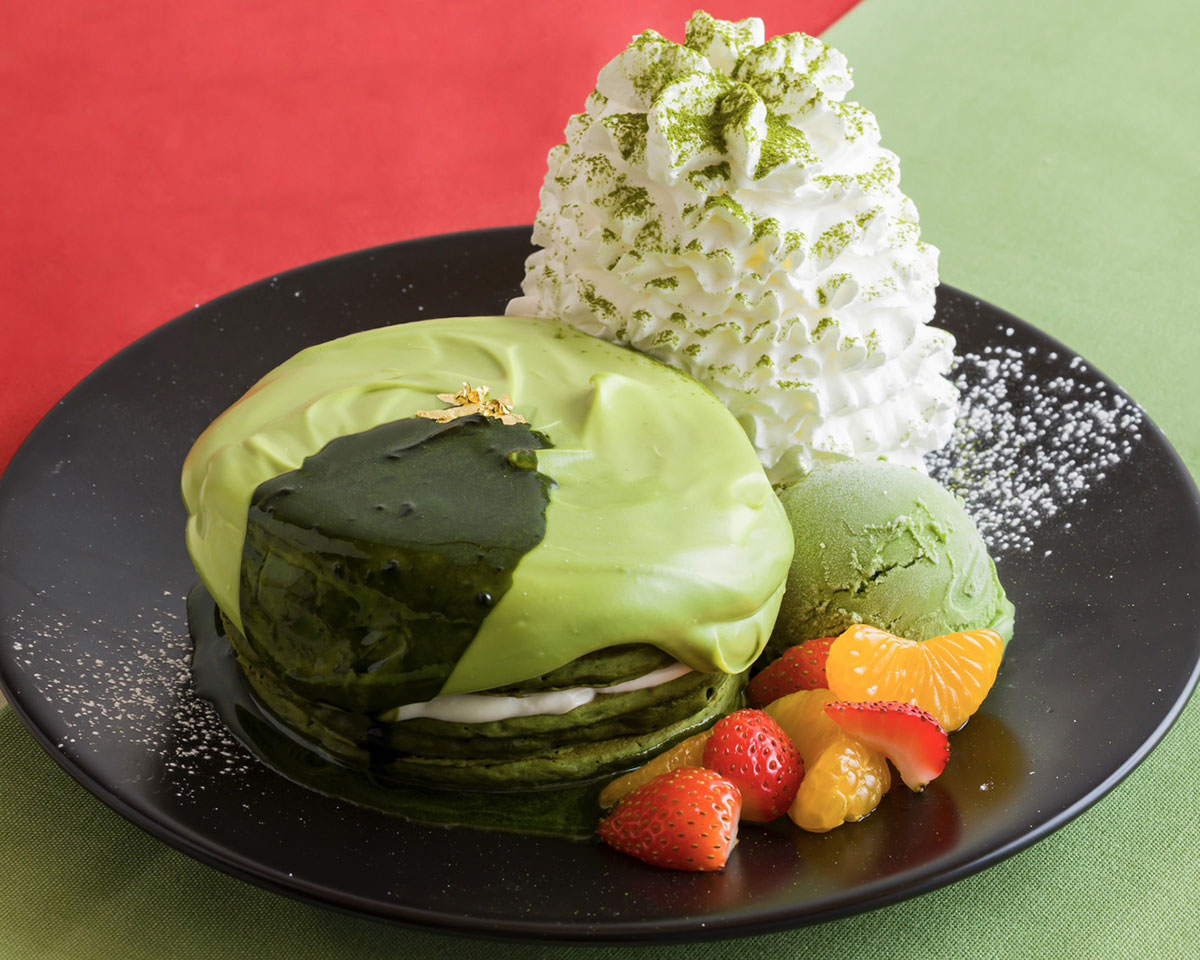 エッグスンシングス“宇治抹茶ラテ”パンケーキ限定発売！生地もアイスも