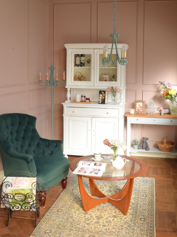 G-planのコーヒーテーブル、イギリスで見つけたお洒落なガラス天板入り