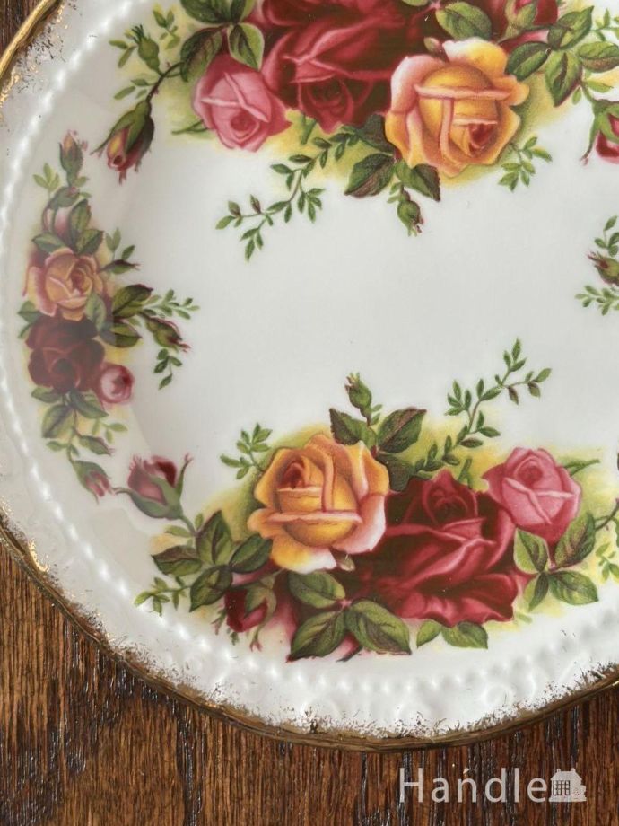 ロイヤルアルバート社のアンティークプレート、オールドカントリー