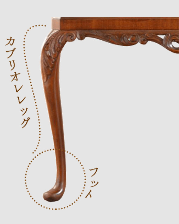 猫脚の家具「カブリオールレッグ」とは？選び方や使い方【公式