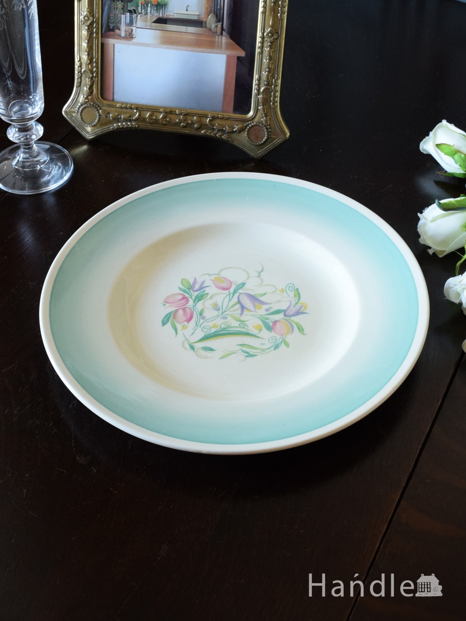 スージークーパー（Susie Cooper）のビンテージ食器、ドレスデン