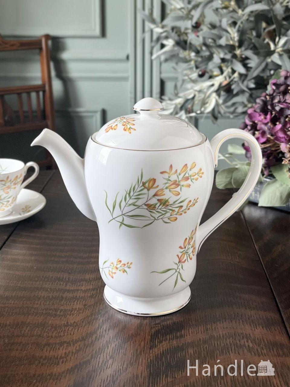 アンティークシルバーのティーポット、イギリスから届いたアンティーク