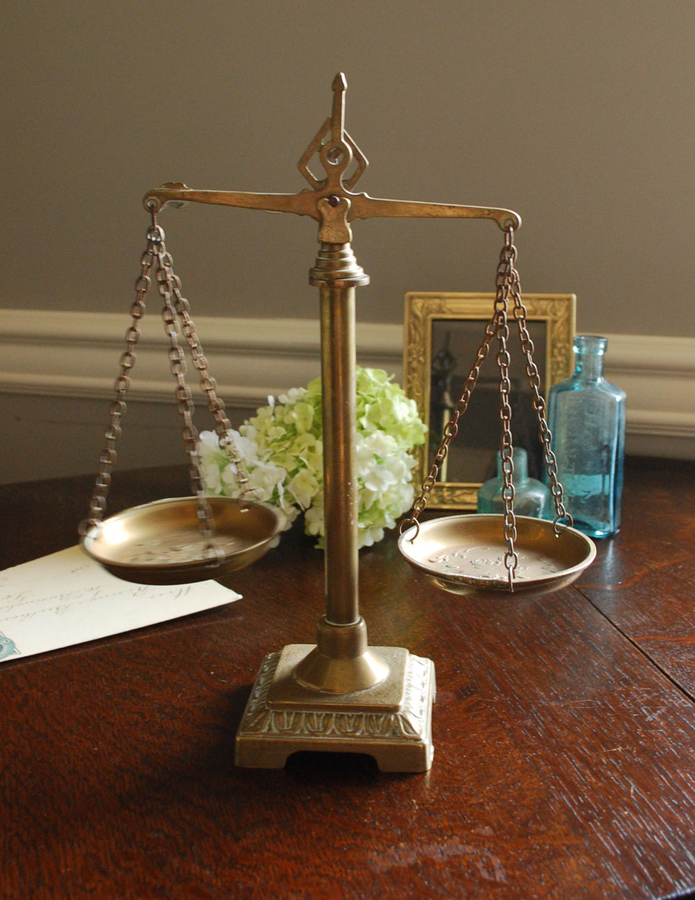 a*i様 英国製 アンティーク 天秤 真鍮 木製 骨董 オブジェ 楽天市場