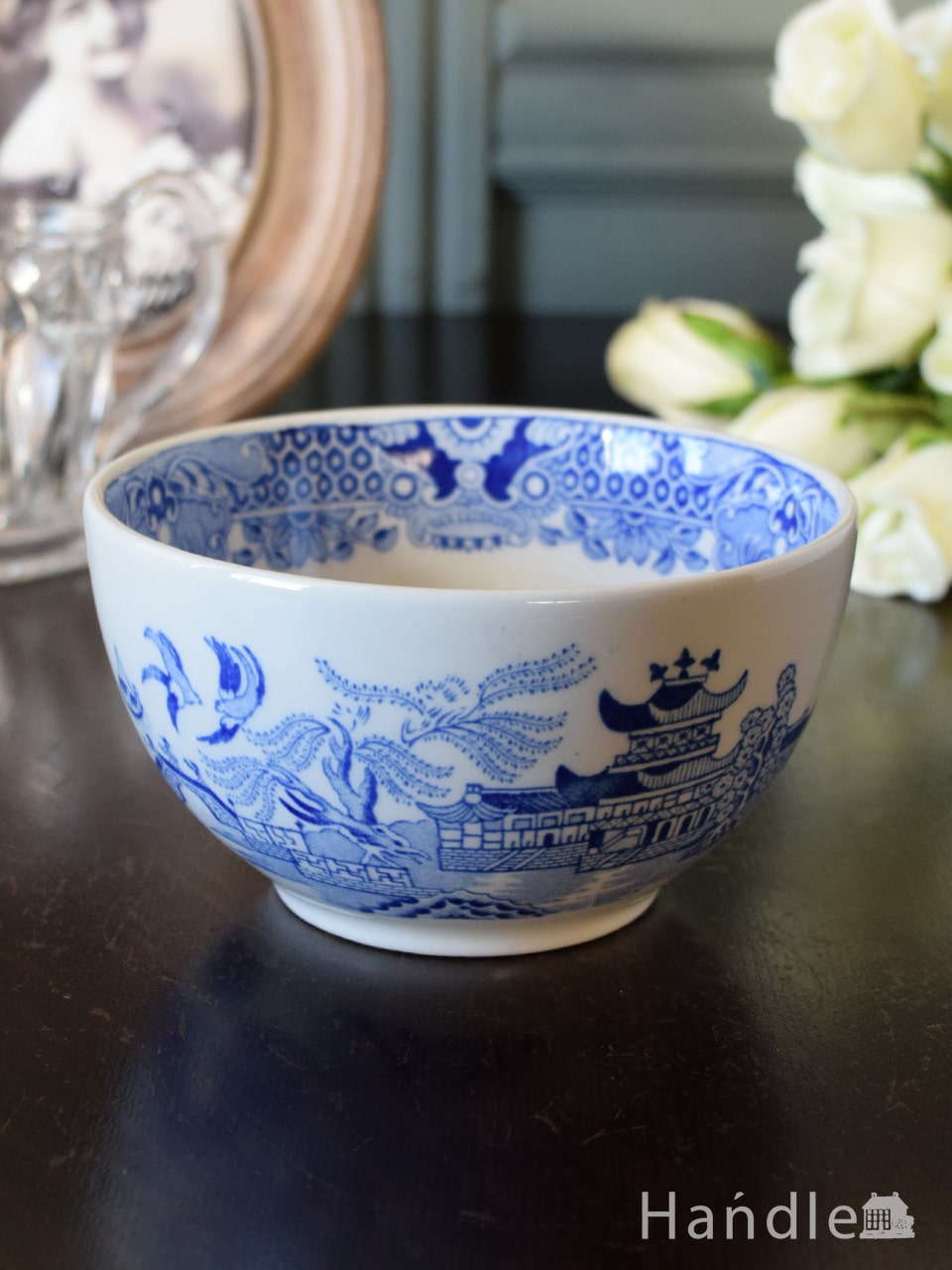 バーレイ社のおしゃれな食器、トーキーブルーウィローパターンの