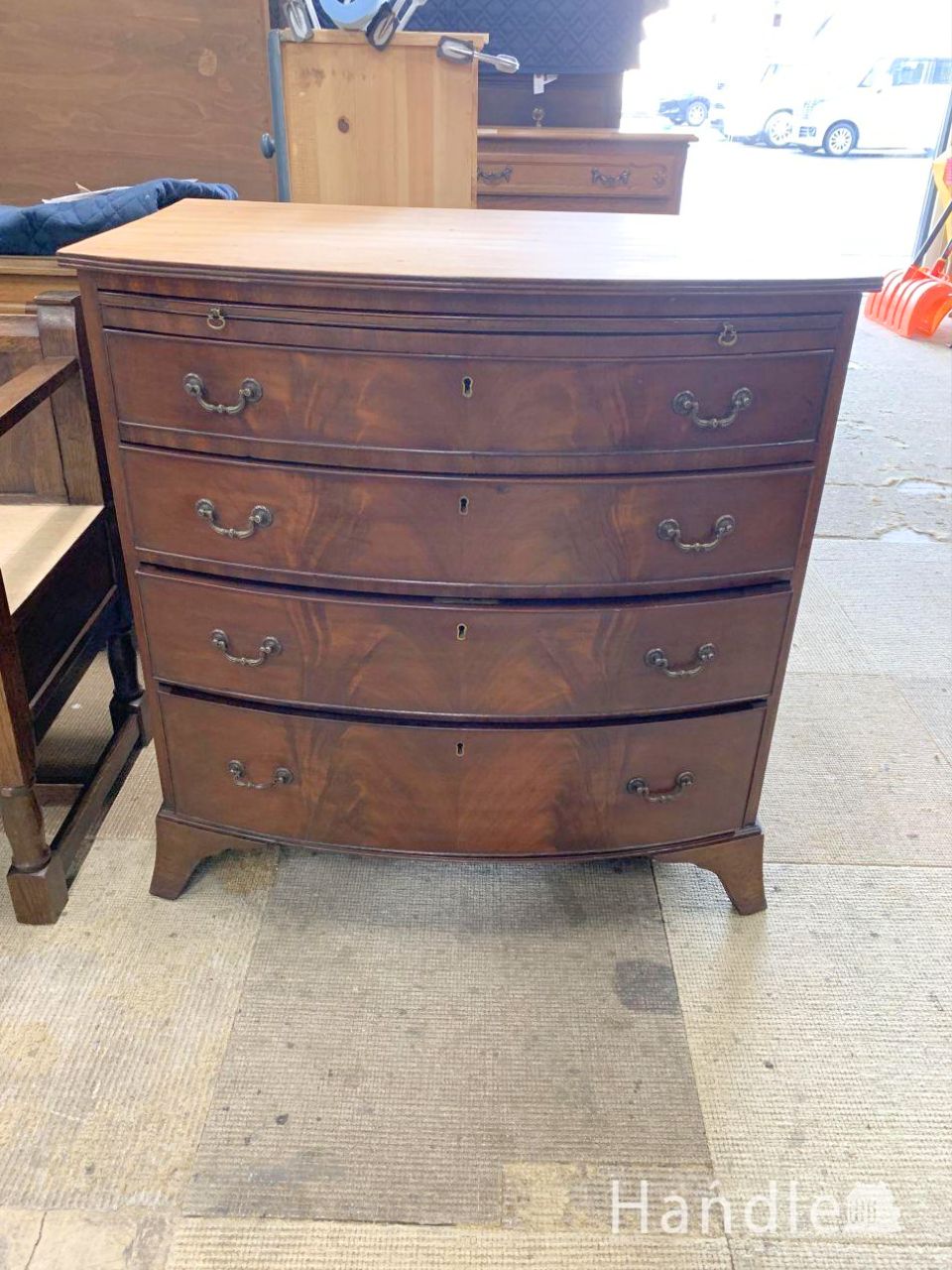 イギリス アンティーク 家具 チェスト ドロワーズ 6段引き出し 6949d