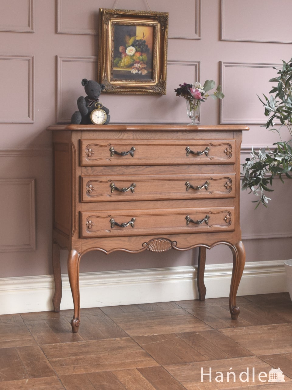 英国アンティークworthy5杯ドロワー/木製チェストタンス92-272 英国