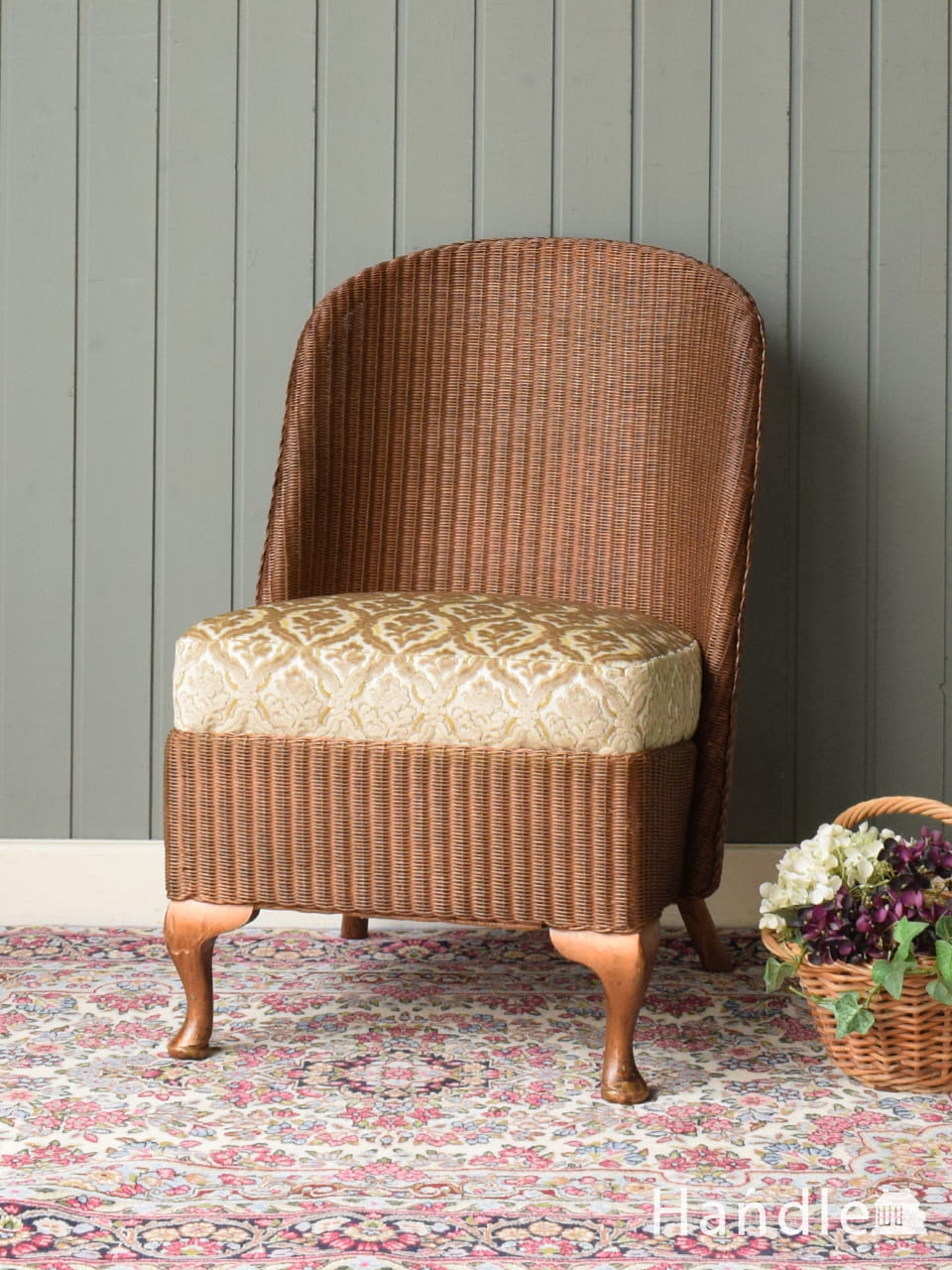 1970年代のアンティーク ウイングバックチェア(k-437-c)｜アンティーク