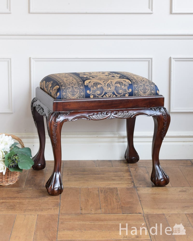 イギリス アンティークチェア ボール＆クロウ マホガニー無垢