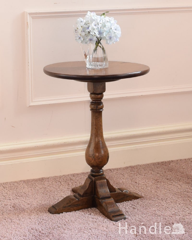 アンティークのコーヒーテーブル、イギリスのオーク材の家具(q-2262-f