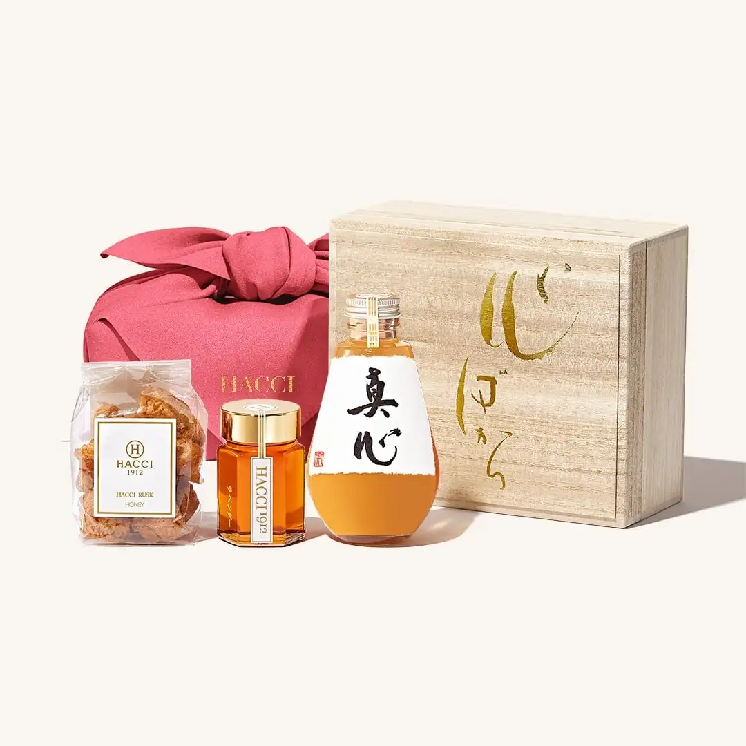 桐箱ドリンクセット（はちみつ飲料、はちみつ2本）｜HACCI公式