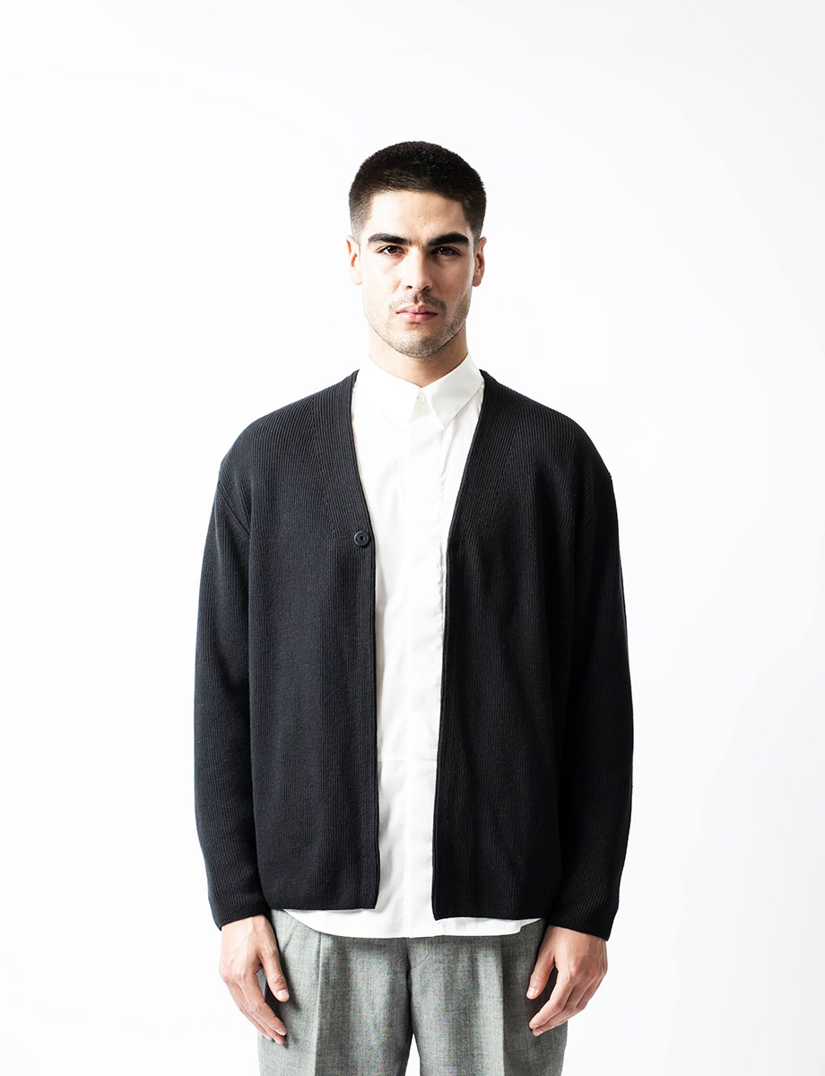 カシミヤコットン・カーディガンジャケット – HACHIYA
