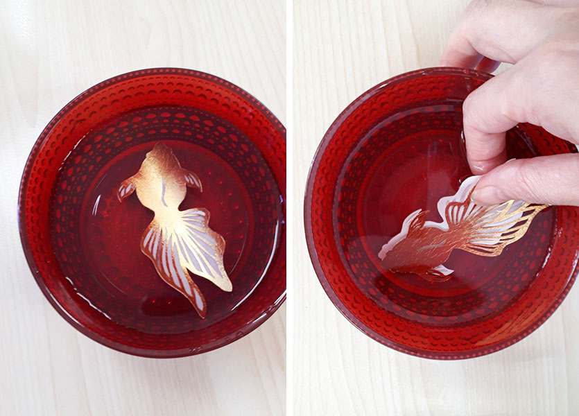 箔一 hakuichi 金箔 金沢箔 金沢 工芸品 水押箔 青 (1枚)