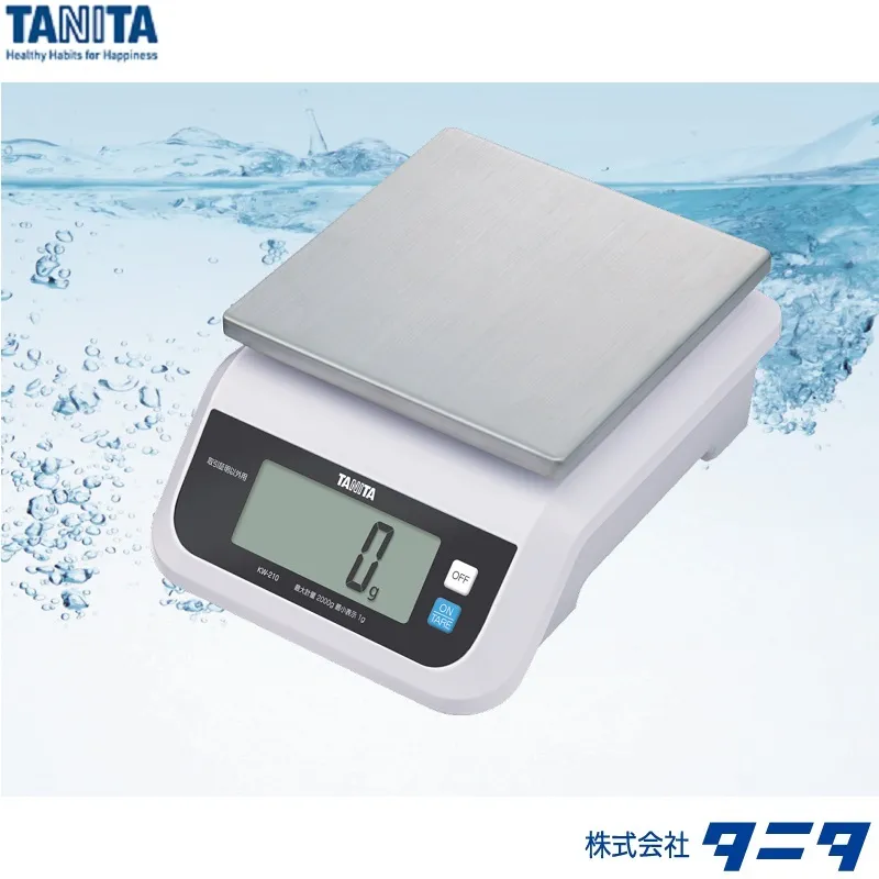 ㈱タニタ デジタルスケール KW-210-WH(ホワイト) 5000g