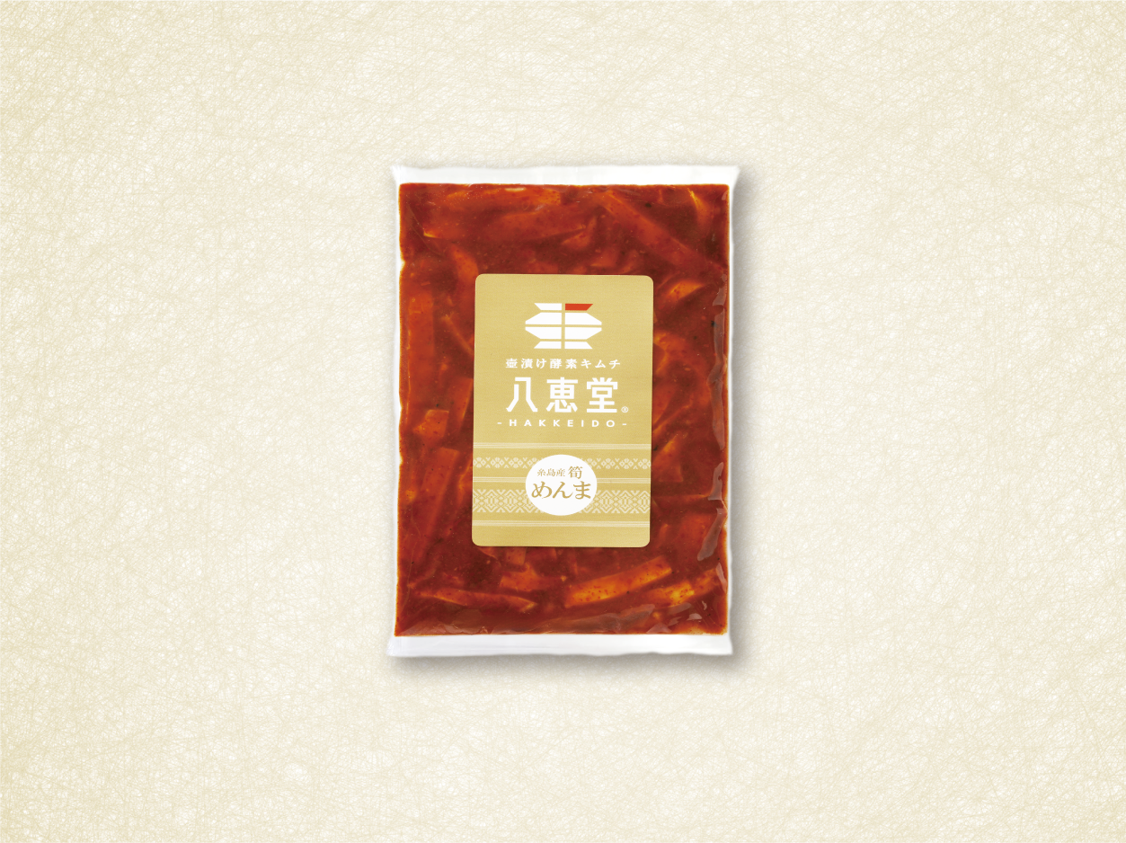 特許製法「酵素キムチ」めんまキムチ – 八恵堂