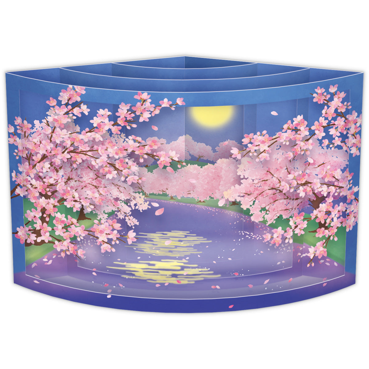 カーブ桜【多目的／春柄立体グリーティングカード】｜日本ホールマーク