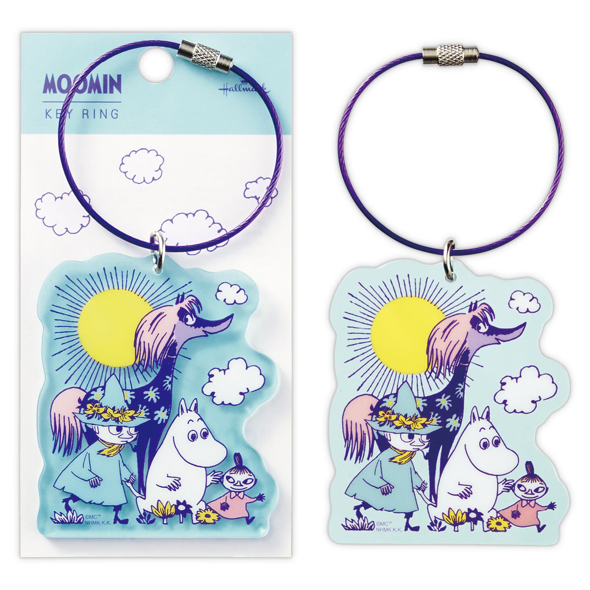 ムーミン Happy in Nature グリーン【アクリルキーホルダー】日本