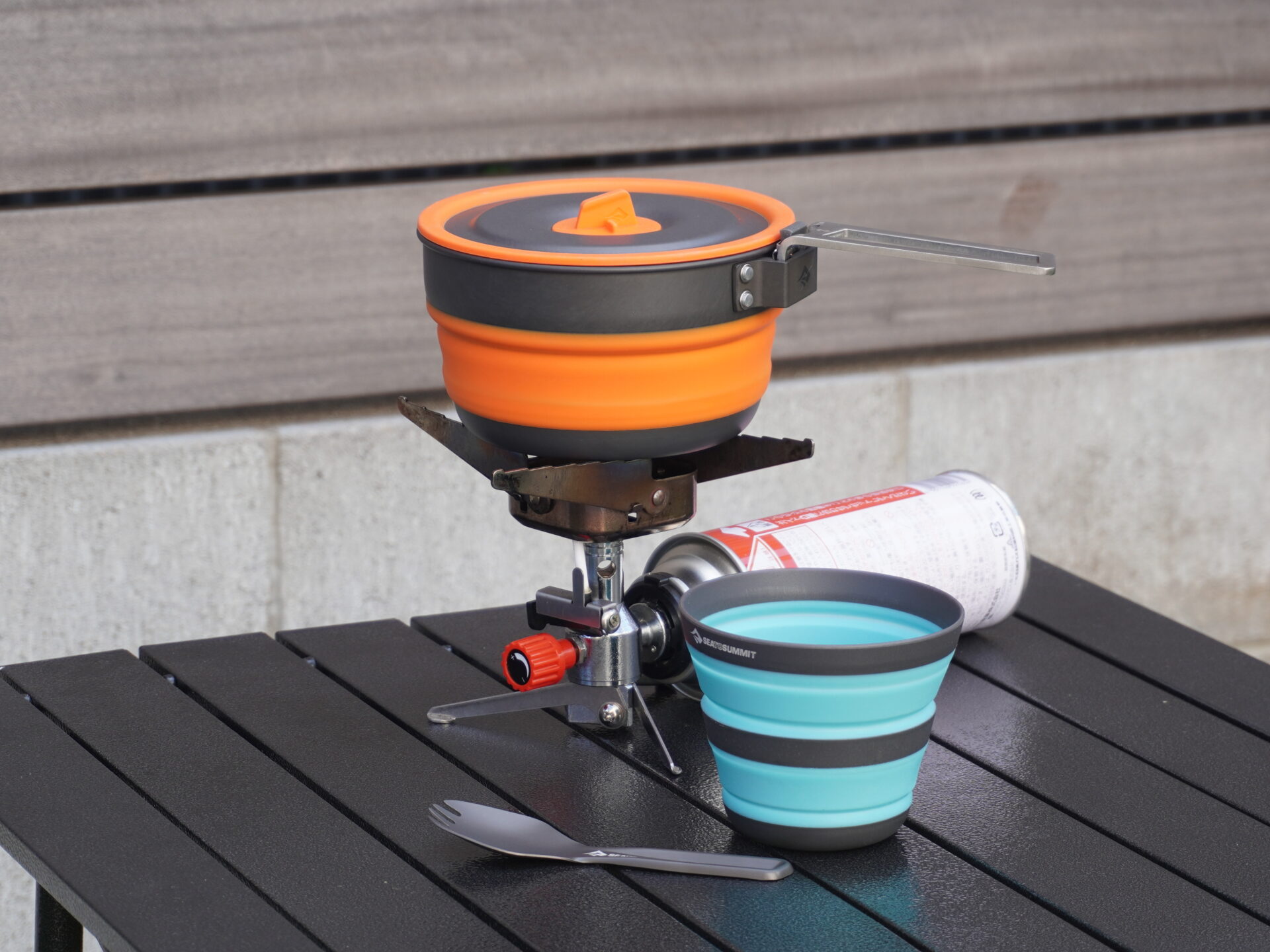 たった260gで3点収納】ソロキャンプに最適なSEA TO SUMMITのULクッカー