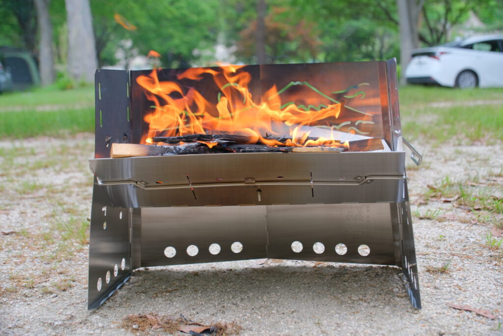 速報レビュー】2025年限定『ユニフレーム／薪グリルⅡ 富士山ver.』40