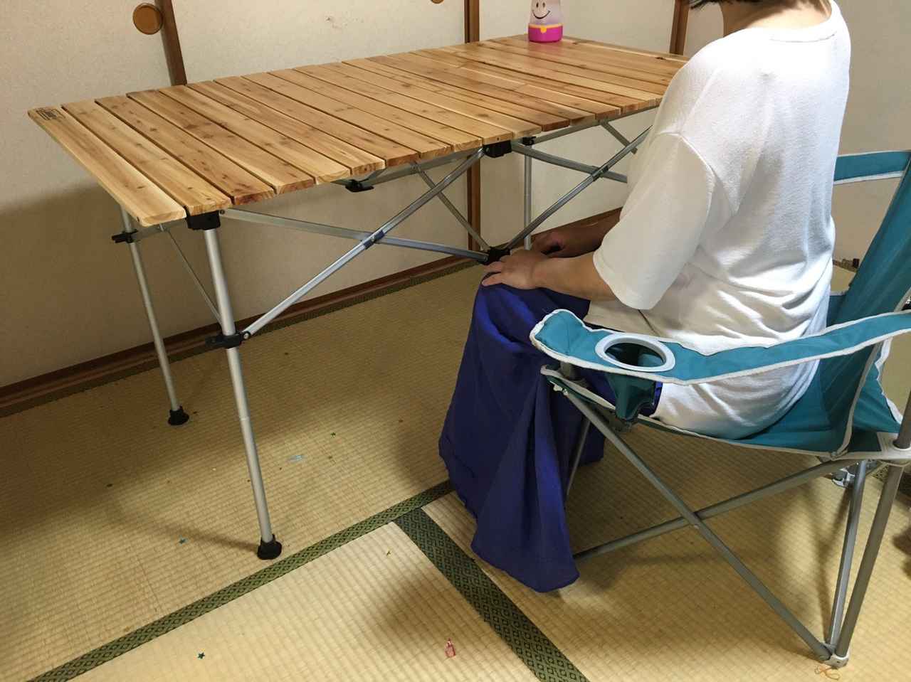 コールマン】「ナチュラルウッドロールテーブル」をレビュー