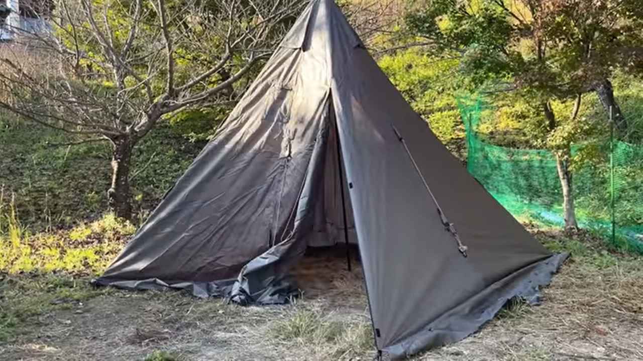 ワークマン新作「耐久撥水ピラミッドシェルター 3人用テント」でFUKUが