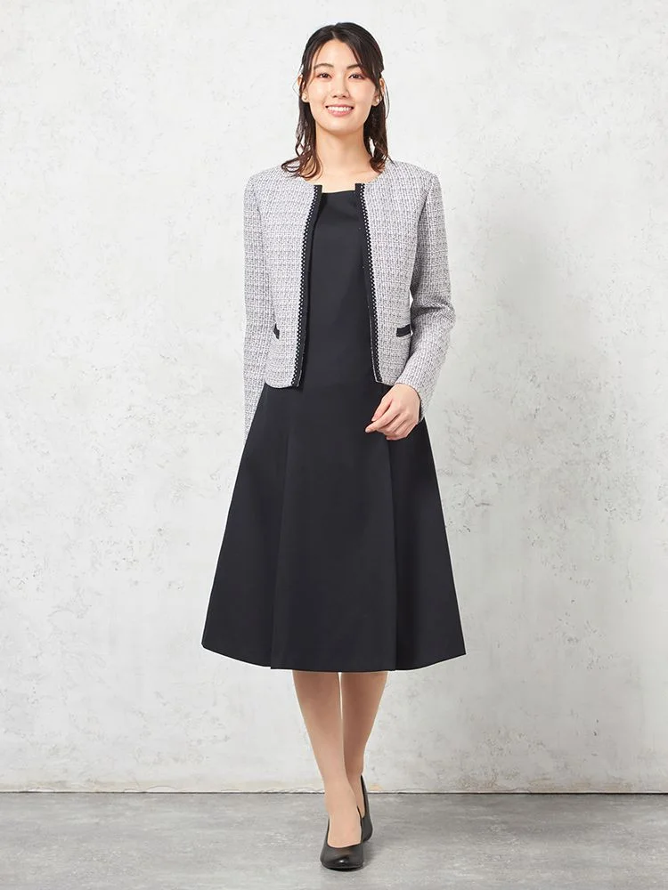 セレモニースーツ2点セット】ジャケット/ワンピース フォーマル 着回し