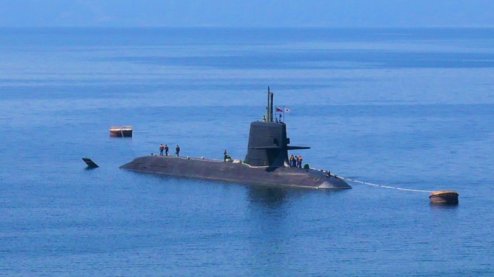 亀割公園 海自鹿児島音響測定所を見下ろす潜水艦の見学スポット