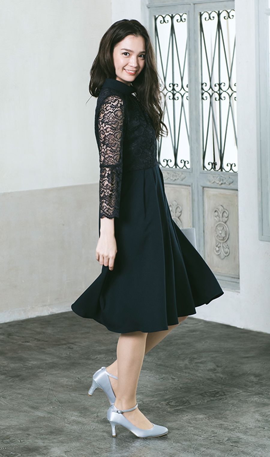 ロールネックフレアドレス（RTL-LAD14） | | hare:kari（ハレカリ）