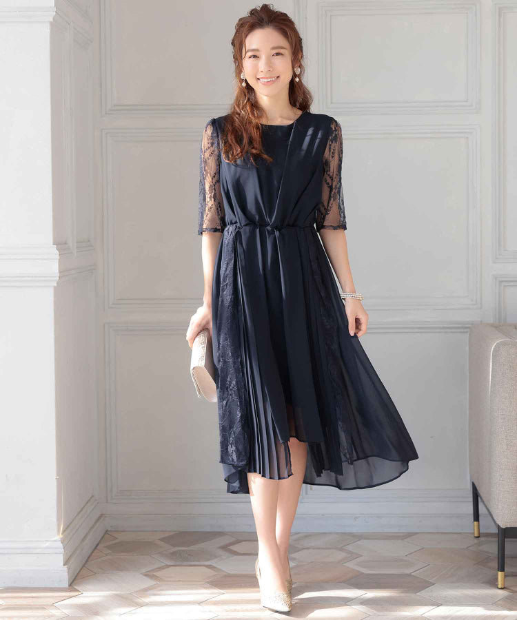 ドレス_レース｜結婚式・二次会ドレス【公式-haremode(ハレモード)】