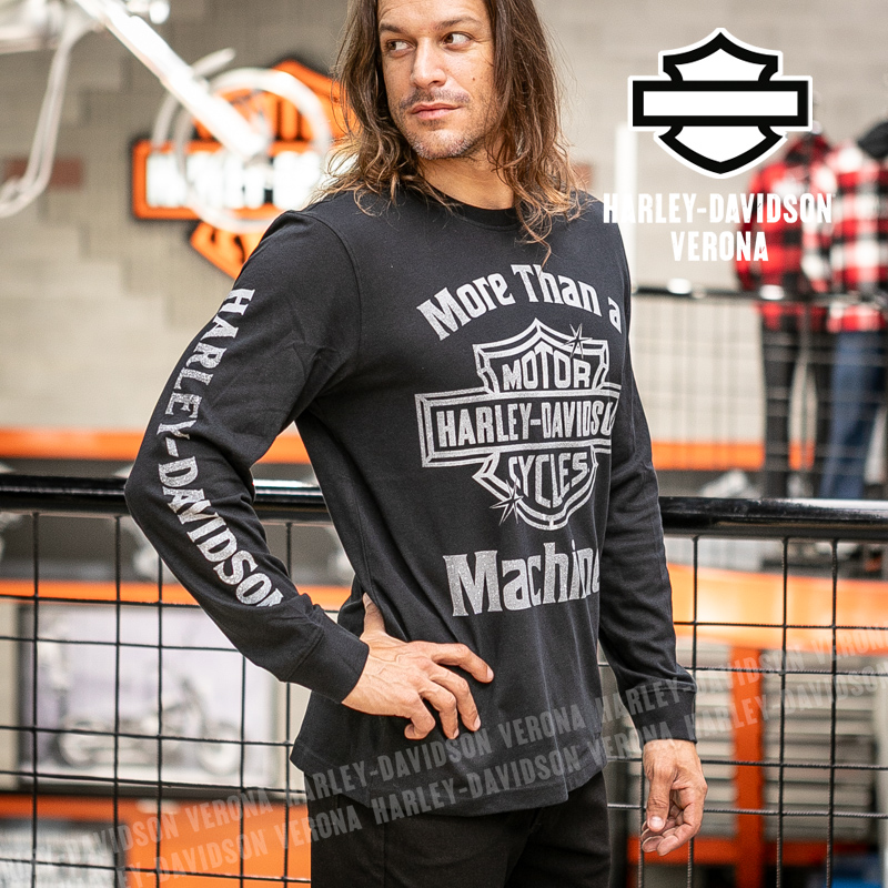 Harley-Davidson® More Than a Machine Long Sleeve T-Shirt | 96726-25VM