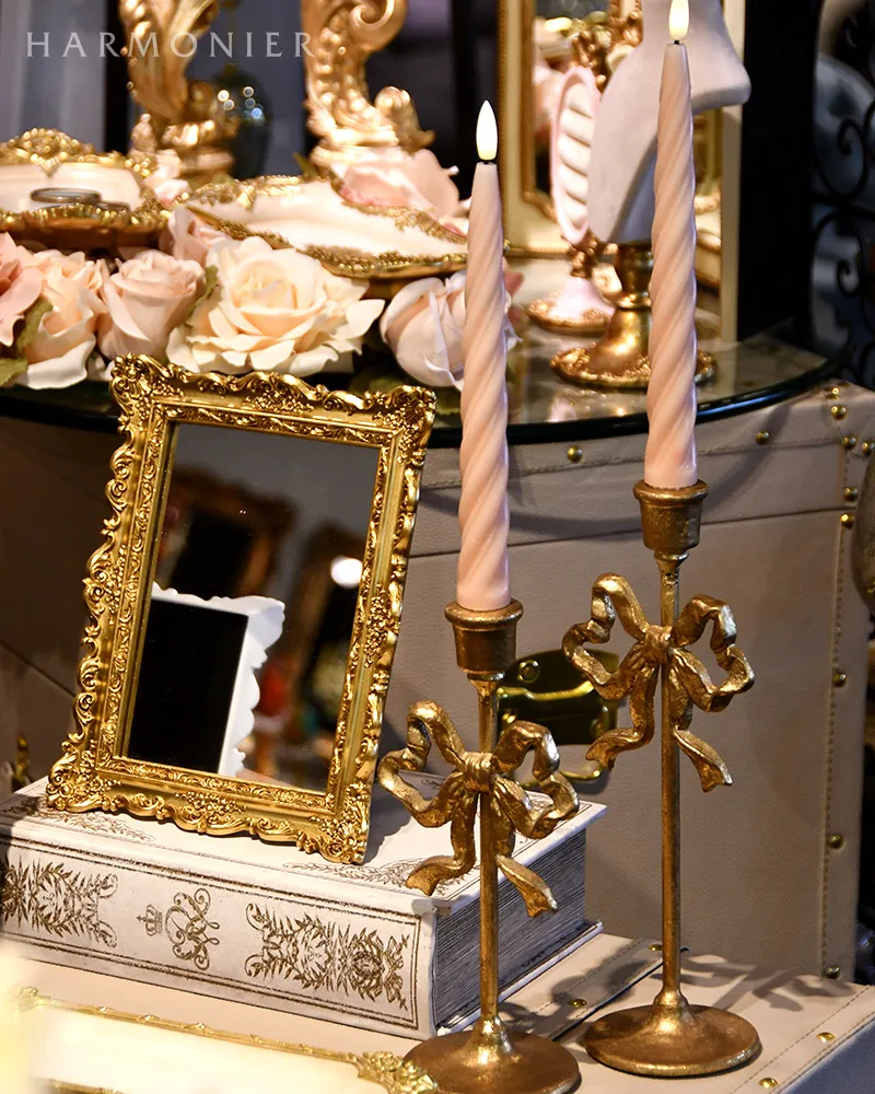 アイアンリボンキャンドルホルダー2コセット｜輸入雑貨の通販 | 輸入