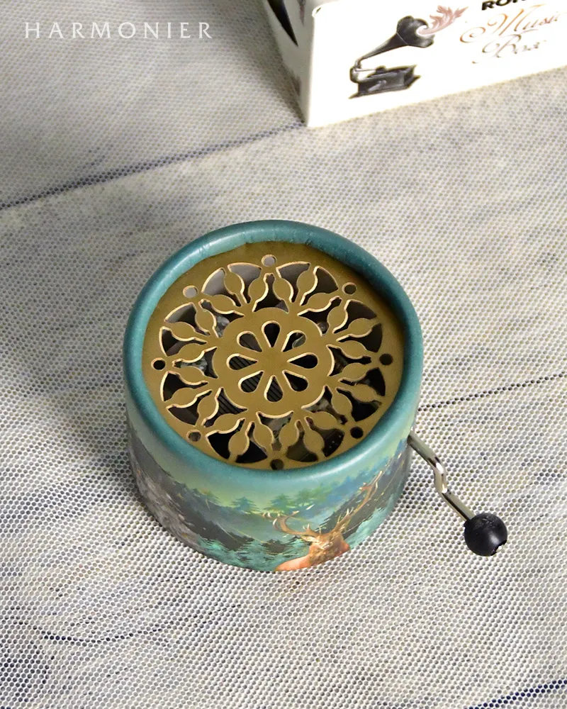 ドイツ製手巻きオルゴール/ディアー｜クリスマス雑貨の通販 ハルモニア