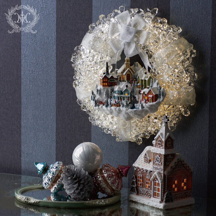 LEDアクリルアイシーリース｜クリスマス雑貨の通販 ハルモニア web