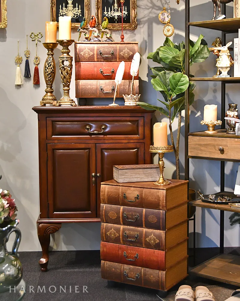 アンティークブックチェストL/40x60cm｜輸入雑貨の通販 | 輸入雑貨の