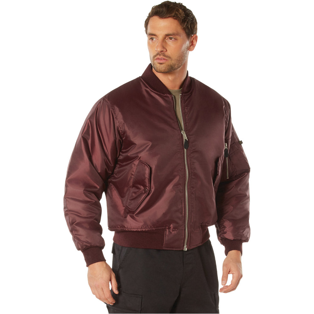 MA-1 Maroon Bomber Jacket