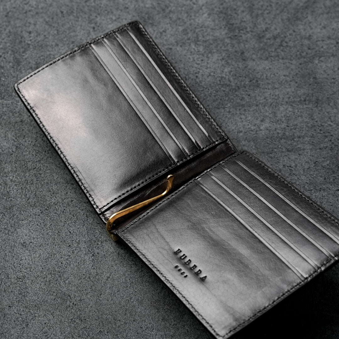 小銭入付きマネークリップ 【KUBERA9981 / 鮫桟革】 – 林五オンライン