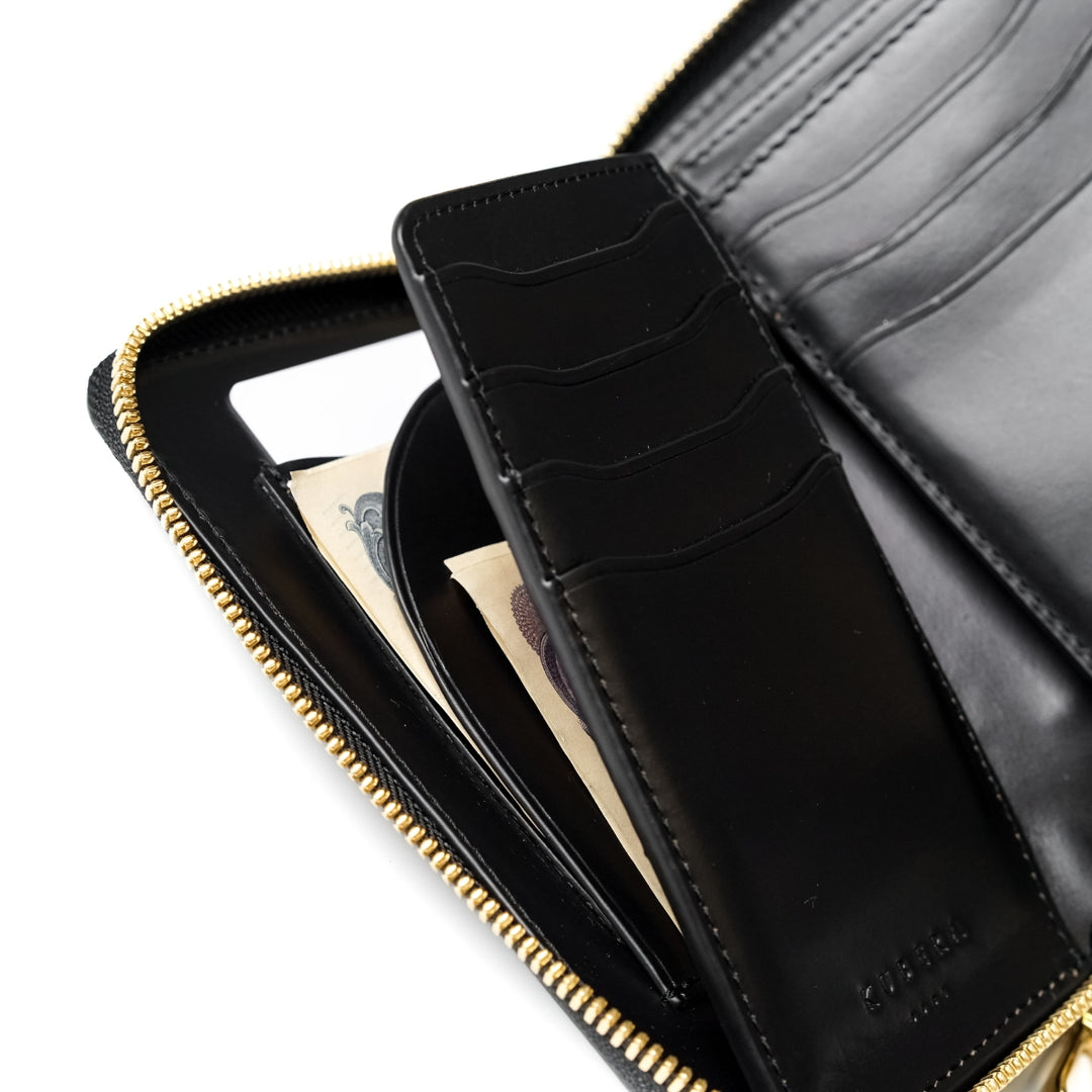 ラウンドジップミドルウォレット【クロムエクセル | KUBERA 9981