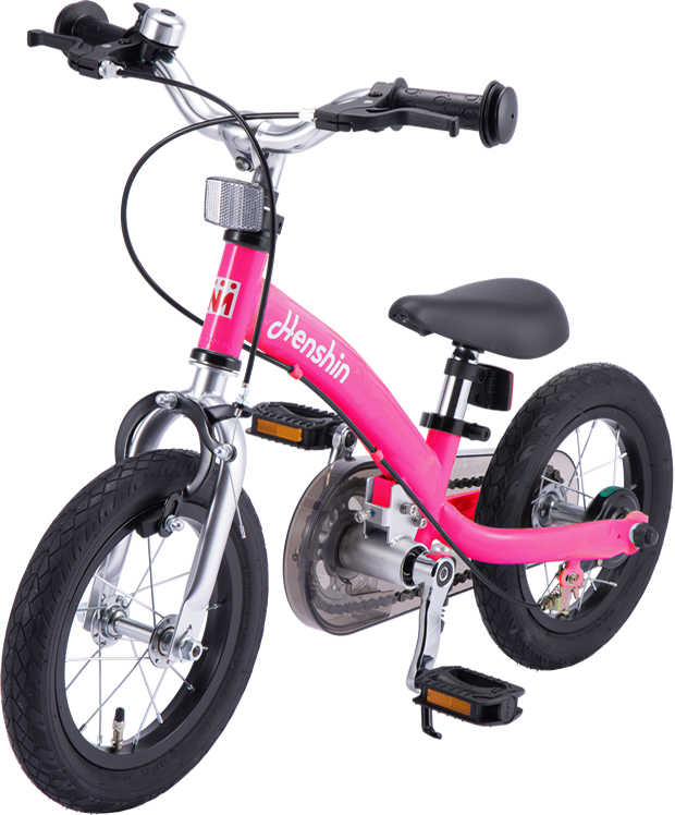 へんしんバイク ネット限定ピンク 自転車 キッズ 12インチ スタンド