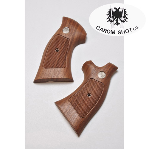キャロムショット 木製グリップ 東京マルイ M19 M66 用 ウォールナット