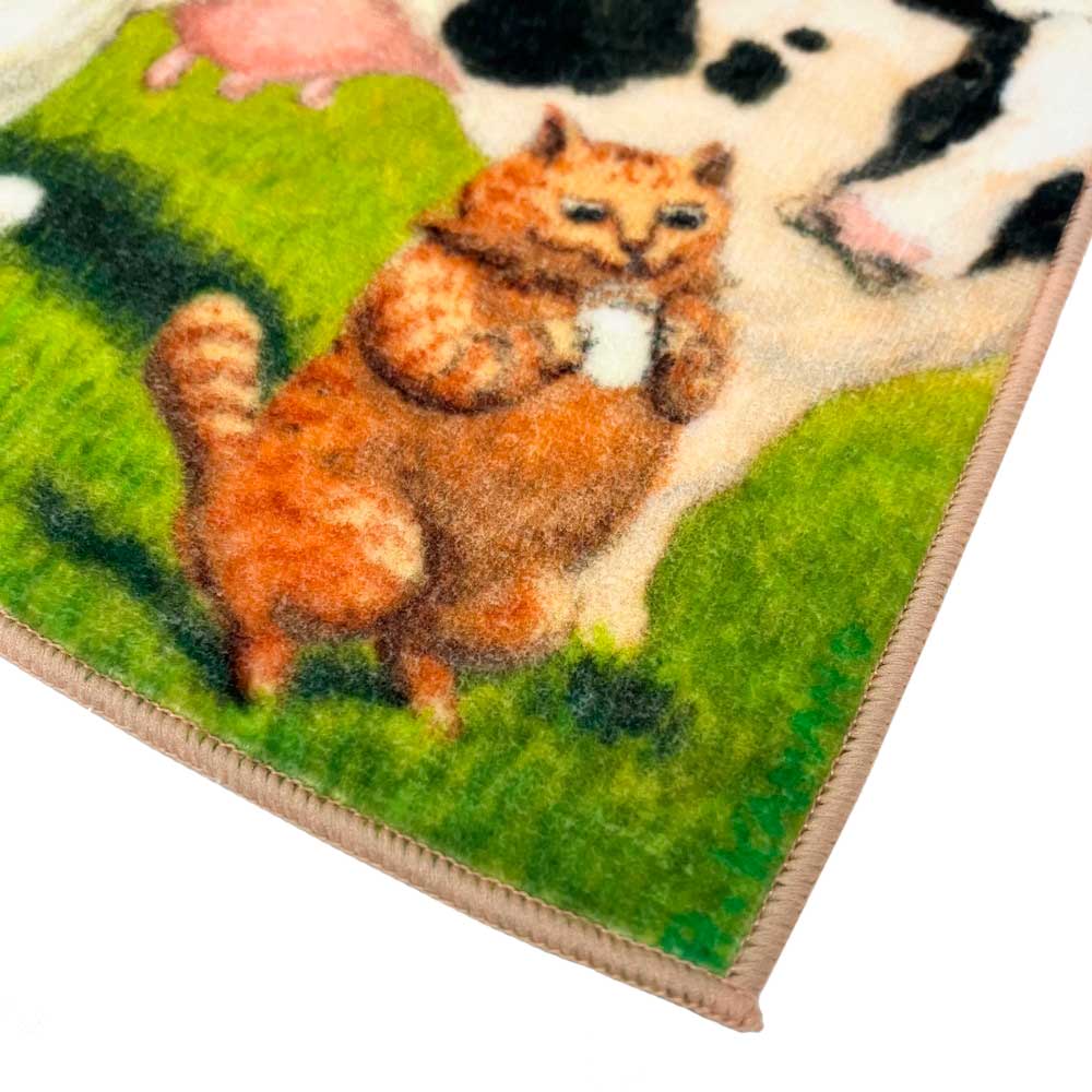 MANGO ART]「ねこの暮らし」 by カマノレイコ タオルハンカチ