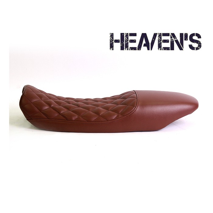 FTR223 トラッカーシート ブラウン/ダイヤ | オートバイのカスタム